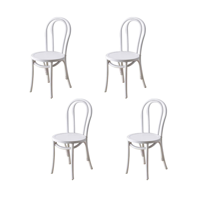 Industriële keuken eetstoelen vaste houten windsor achterkant stoel