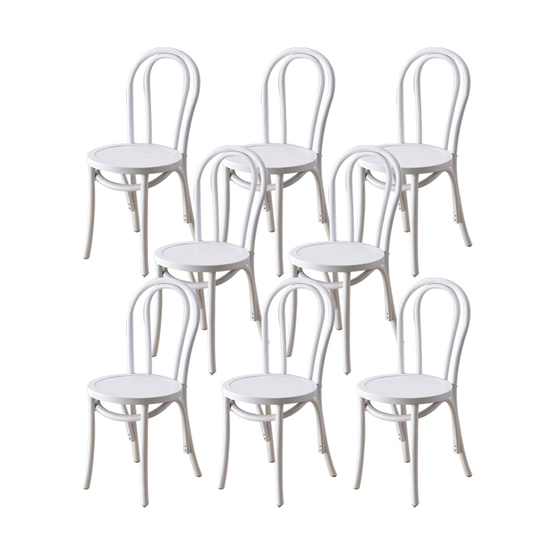 Industriële keuken eetstoelen vaste houten windsor achterkant stoel