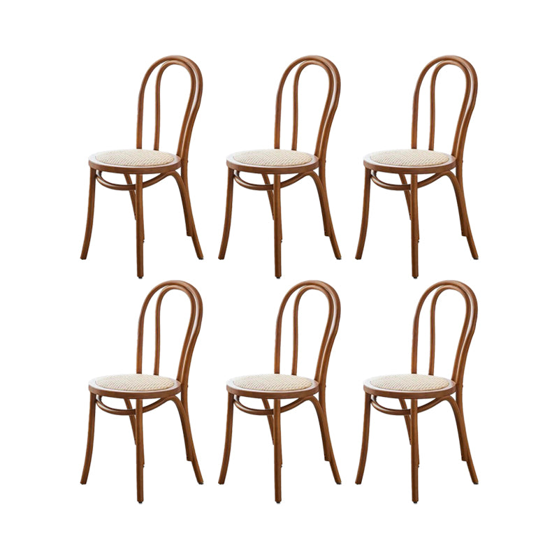 Industriële keuken eetstoelen vaste houten windsor achterkant stoel