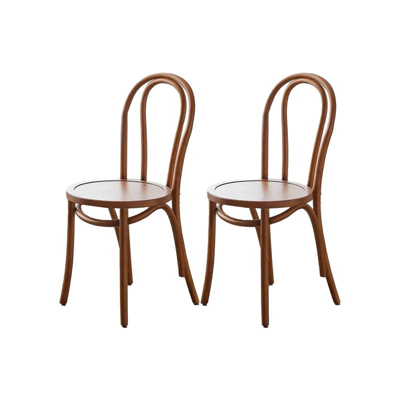 Industriële keuken eetstoelen vaste houten windsor achterkant stoel