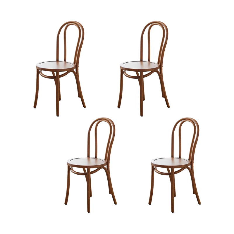 Industriële keuken eetstoelen vaste houten windsor achterkant stoel