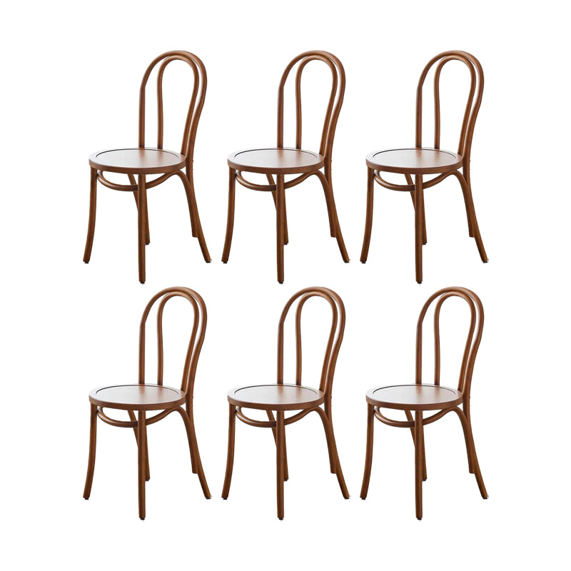 Industriële keuken eetstoelen vaste houten windsor achterkant stoel