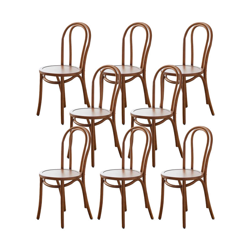 Industriële keuken eetstoelen vaste houten windsor achterkant stoel