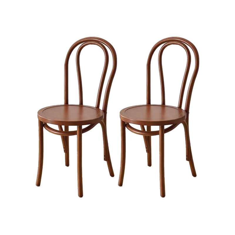 Industriële keuken eetstoelen vaste houten windsor achterkant stoel