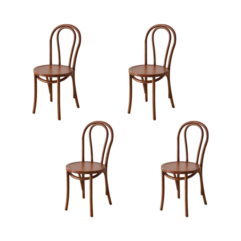 Industriële keuken eetstoelen vaste houten windsor achterkant stoel