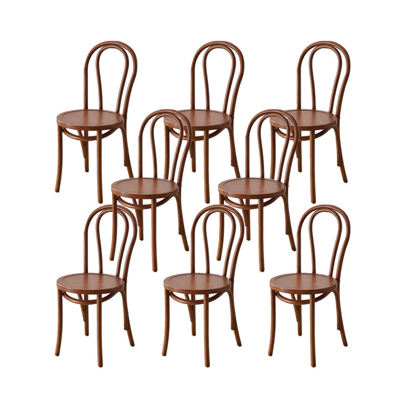 Industriële keuken eetstoelen vaste houten windsor achterkant stoel