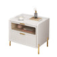 Modern Accent Table Nightstand Stone Drawer Storage Bedside Cabinet with Legs Clearhalo 'Bedroom Furniture' 'furn' 'furn_night_stand' 'Furniture' 'night_stand' 'Nightstands' 7244438
