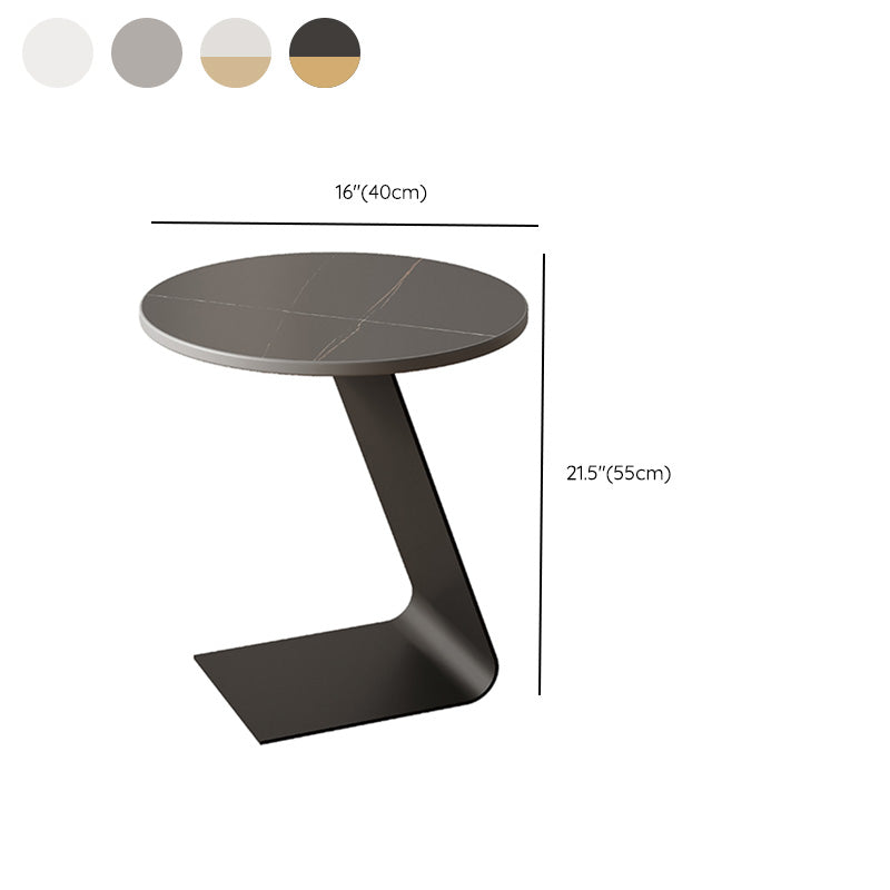 Runder Akzent Seitentisch Metall C Seitentisch Seitenende Snacktisch