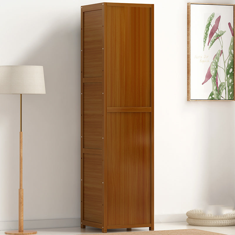 11.8"W Rectangle Accent Chest, Brown Mid-Century Modern Cabinet with Shelves Clearhalo 'Cabinets & Chests' 'cabinets_chests' 'furn' 'furn_cabinets_chests' 'Furniture' 'Living Room Furniture' 7244540