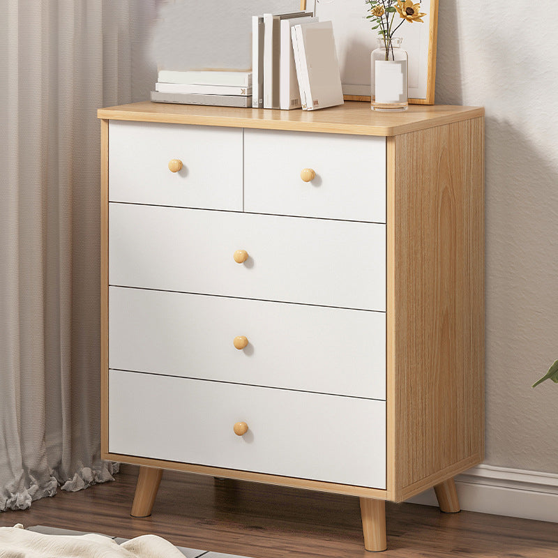 Contemporary Storage Chest Manufactured Wood Storage Chest Dresser 24"L x 15"W x 29"H 5 Clearhalo 'Bedroom Furniture' 'Dressers & Chests' 'dressers_chests' 'furn' 'furn_dressers_chests' 'Furniture' 7250788