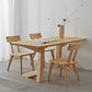 Moderner essenette Set 1/2/4/5 PCs Rechteck fester Holzfischtisch mit Stuhl