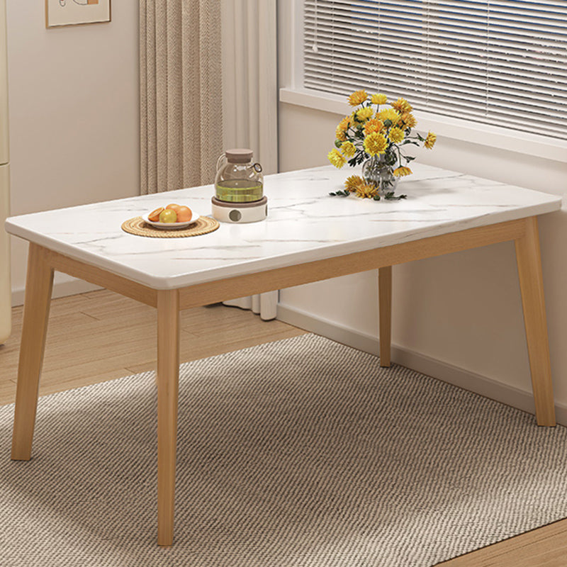 Modern 1/3/5 Pieces Dining Room Table Rectangle Wood Furniture for Home Clearhalo 'Dining Room Sets' 'Dining Tables & Seating' 'dining_room_set' 'furn' 'furn_dining_room_set' 'Furniture' 'Kitchen & Dining Furniture' 7251036