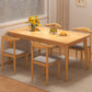 Modern 1/3/5 Pieces Dining Room Table Rectangle Wood Furniture for Home 5 Pieces: Wood Table, 4 Chairs Clearhalo 'Dining Room Sets' 'Dining Tables & Seating' 'dining_room_set' 'furn' 'furn_dining_room_set' 'Furniture' 'Kitchen & Dining Furniture' 7251040