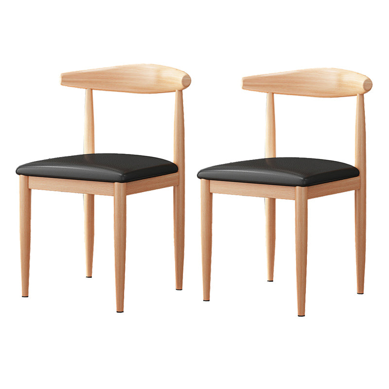 Modern 1/3/5 Pieces Dining Room Table Rectangle Wood Furniture for Home 2 Black Chairs Clearhalo 'Dining Room Sets' 'Dining Tables & Seating' 'dining_room_set' 'furn' 'furn_dining_room_set' 'Furniture' 'Kitchen & Dining Furniture' 7251046