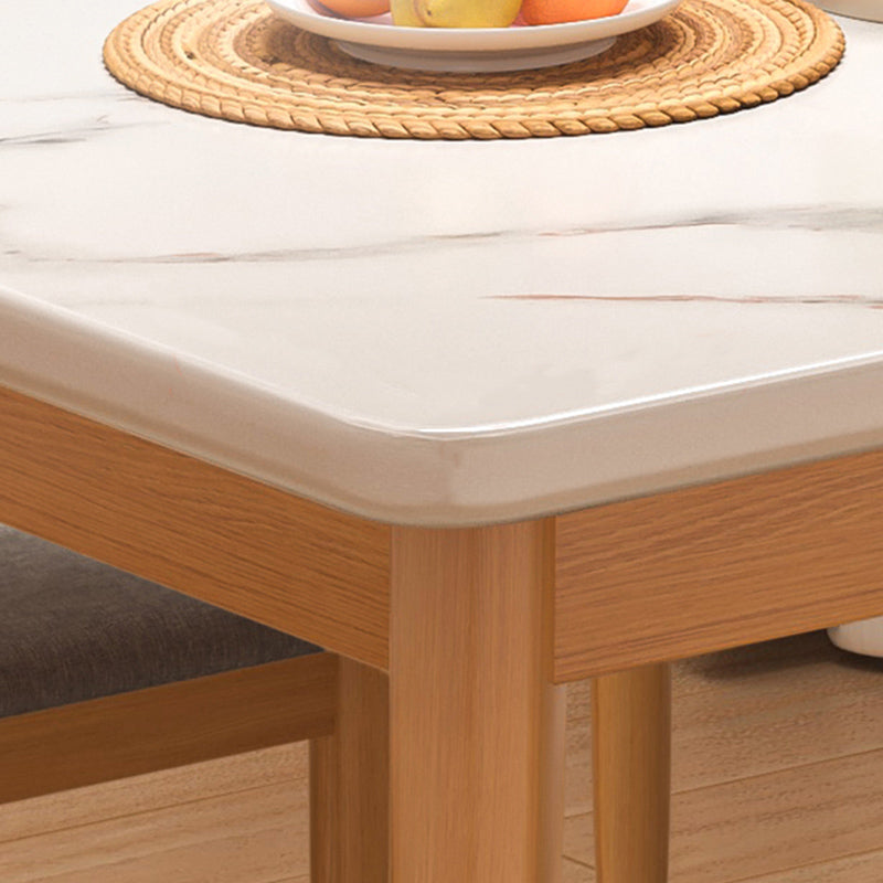 Modern 1/3/5 Pieces Dining Room Table Rectangle Wood Furniture for Home Clearhalo 'Dining Room Sets' 'Dining Tables & Seating' 'dining_room_set' 'furn' 'furn_dining_room_set' 'Furniture' 'Kitchen & Dining Furniture' 7251050