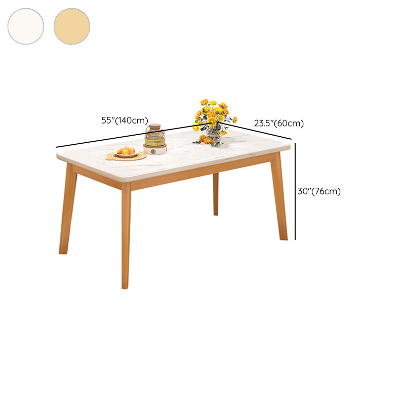 Modern 1/3/5 Pieces Dining Room Table Rectangle Wood Furniture for Home Clearhalo 'Dining Room Sets' 'Dining Tables & Seating' 'dining_room_set' 'furn' 'furn_dining_room_set' 'Furniture' 'Kitchen & Dining Furniture' 7251064
