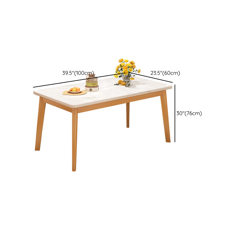 Modern 1/3/5 Pieces Dining Room Table Rectangle Wood Furniture for Home Clearhalo 'Dining Room Sets' 'Dining Tables & Seating' 'dining_room_set' 'furn' 'furn_dining_room_set' 'Furniture' 'Kitchen & Dining Furniture' 7251065