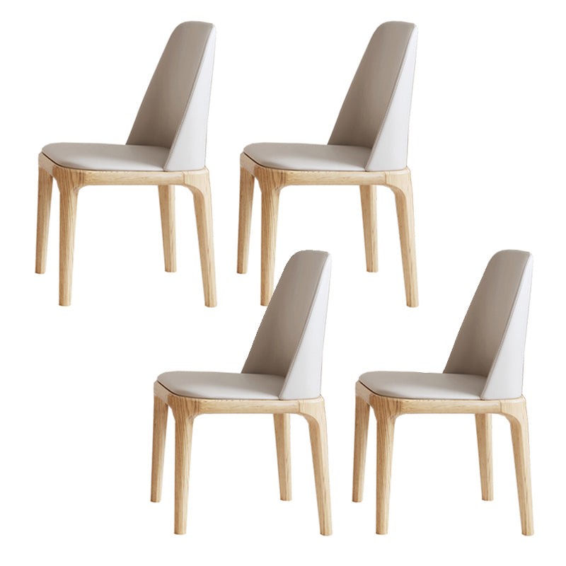 モダンなダイニングテーブルセットウッドベースのキッチン家具セット付き1/4/7ピース