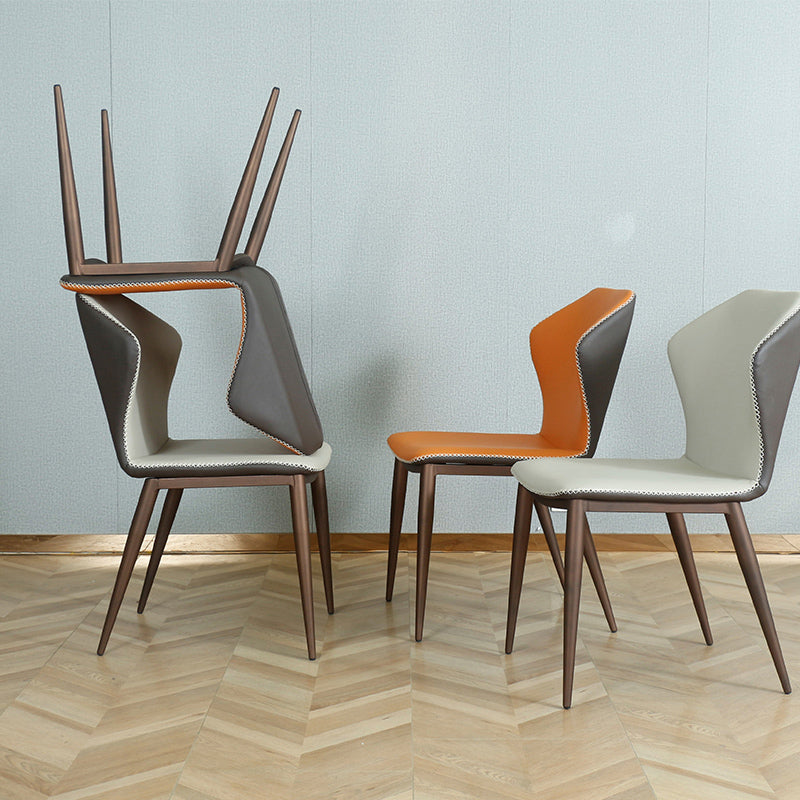 Set di tavoli da pranzo moderna 1/3/4/7 pezzi con mobili da cucina a base di metallo