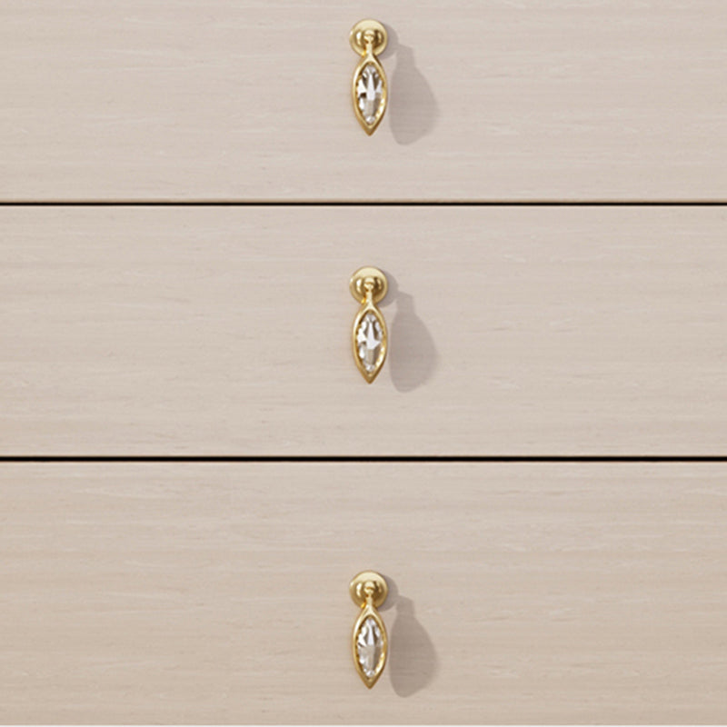 Porte di vetro contemporanea Sideboard a buffet bianco scheda laterale