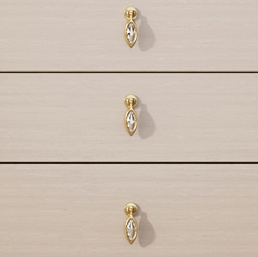 Porte di vetro contemporanea Sideboard a buffet bianco scheda laterale