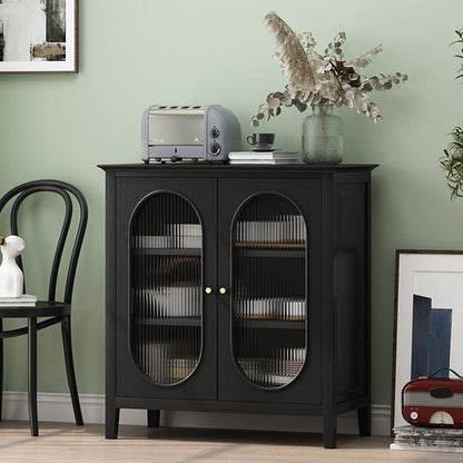 Stitboard a buffet in legno a buffet in stile glam con 2 porte, 33,46 "W