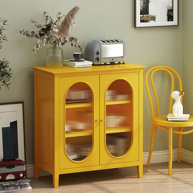 Stitboard a buffet in legno a buffet in stile glam con 2 porte, 33,46 "W