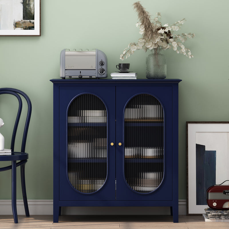 Stitboard a buffet in legno a buffet in stile glam con 2 porte, 33,46 "W