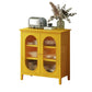 Stitboard a buffet in legno a buffet in stile glam con 2 porte, 33,46 "W