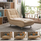 Modern Cotton Blend Lounge Chair Armless Adjustable Sleeper Chair Bed Clearhalo 'Chairs & Seating' 'Chaise Lounge' 'chaise_lounge' 'furn' 'furn_chaise_lounge' 'Furniture' 'Living Room Furniture' 7251333