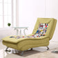 Modern Cotton Blend Lounge Chair Armless Adjustable Sleeper Chair Bed Fruit Green Clearhalo 'Chairs & Seating' 'Chaise Lounge' 'chaise_lounge' 'furn' 'furn_chaise_lounge' 'Furniture' 'Living Room Furniture' 7251358