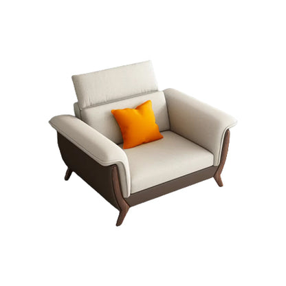 Canapés sectionnels en tissu en bois massif sectionnel pour le salon