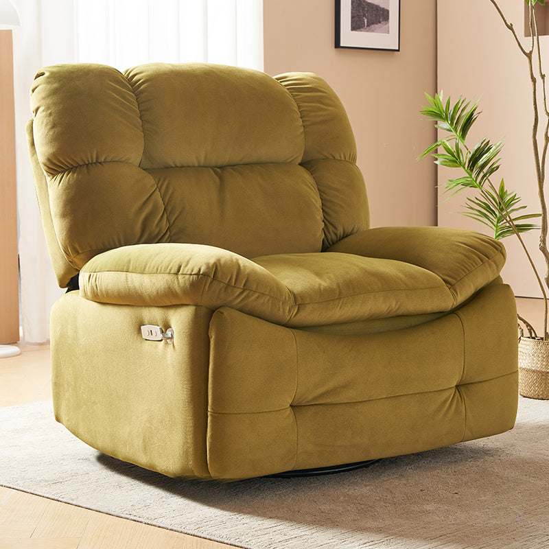 Fauteuil inclinable rembourré en couleur de couleur unie avec verrouillage de position
