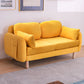 26" Wide Contemporary Sofa Fabric Pillows Seating with Storage