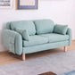 26" Wide Contemporary Sofa Fabric Pillows Seating with Storage