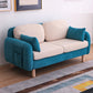 26" Wide Contemporary Sofa Fabric Pillows Seating with Storage