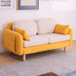 26" Wide Contemporary Sofa Fabric Pillows Seating with Storage