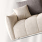 39" Wide Contemporary Sofa Fabric 5 Seater Pillows Tufted Seating