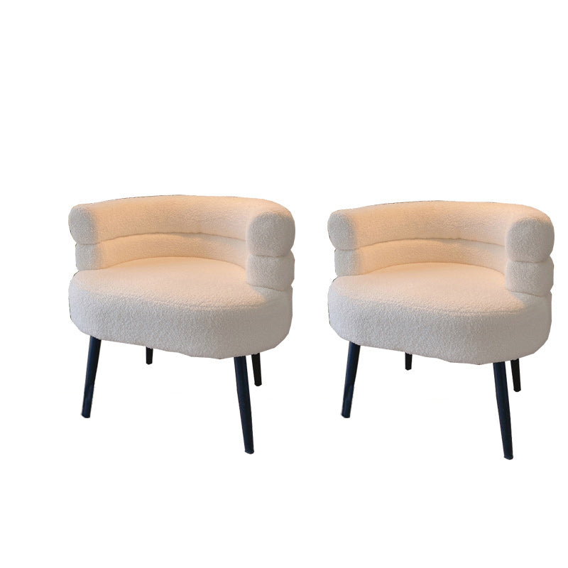 Ultra-Modern Arms Included Armchair Solid Color Arm Chair for Living Room