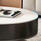 Glass Top Coffee Table Set Frame Cocktail Table with Drawers