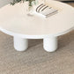 Contemporary Round Coffee Table Set Pedestal Wood Cocktail Table Clearhalo 'Coffee & Accent Tables' 'Coffee Tables' 'coffee_tables' 'furn' 'furn_coffee_tables' 'Furniture' 'Living Room Furniture' 7251647