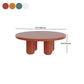 Contemporary Round Coffee Table Set Pedestal Wood Cocktail Table Clearhalo 'Coffee & Accent Tables' 'Coffee Tables' 'coffee_tables' 'furn' 'furn_coffee_tables' 'Furniture' 'Living Room Furniture' 7251664