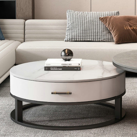 Tavolino in ardesia tavolino tavolino rotondo con cassetti