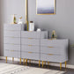 Classic Glam Storage Chest Manufactured Wood Dresser with 2/3/4/5/6 Drawers Clearhalo 'Bedroom Furniture' 'Dressers & Chests' 'dressers_chests' 'furn' 'furn_dressers_chests' 'Furniture' 7252095