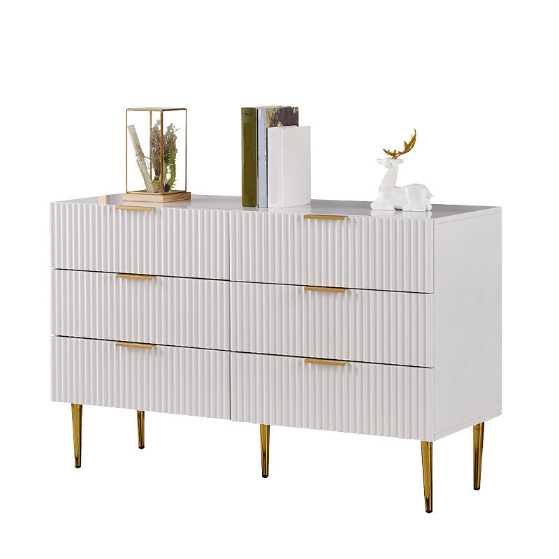 Classic Glam Storage Chest Manufactured Wood Dresser with 2/3/4/5/6 Drawers Clearhalo 'Bedroom Furniture' 'Dressers & Chests' 'dressers_chests' 'furn' 'furn_dressers_chests' 'Furniture' 7252098