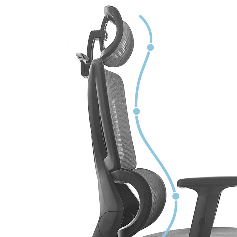 Silla moderna brazos extraíbles sin silla ergonómica angustiosa con espalda transpirable