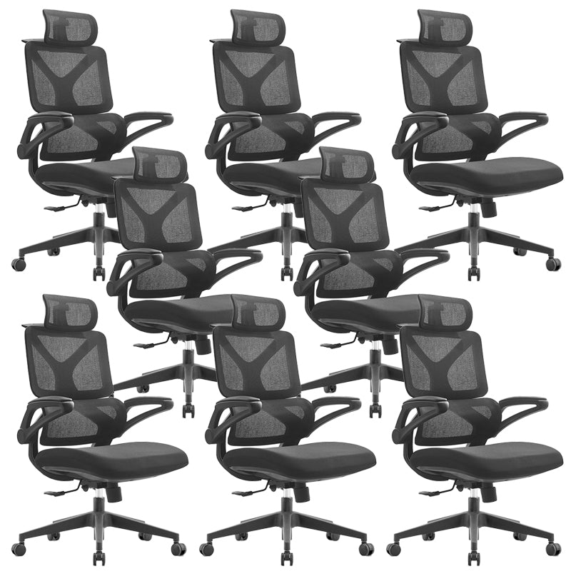 Silla moderna brazos extraíbles sin silla ergonómica angustiosa con espalda transpirable