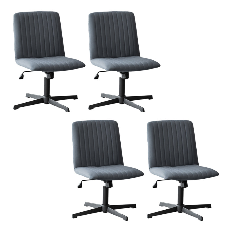 Chaise de bureau sans bras Hauteur de siège réglable sans chaise de bureau ergonomique pénible