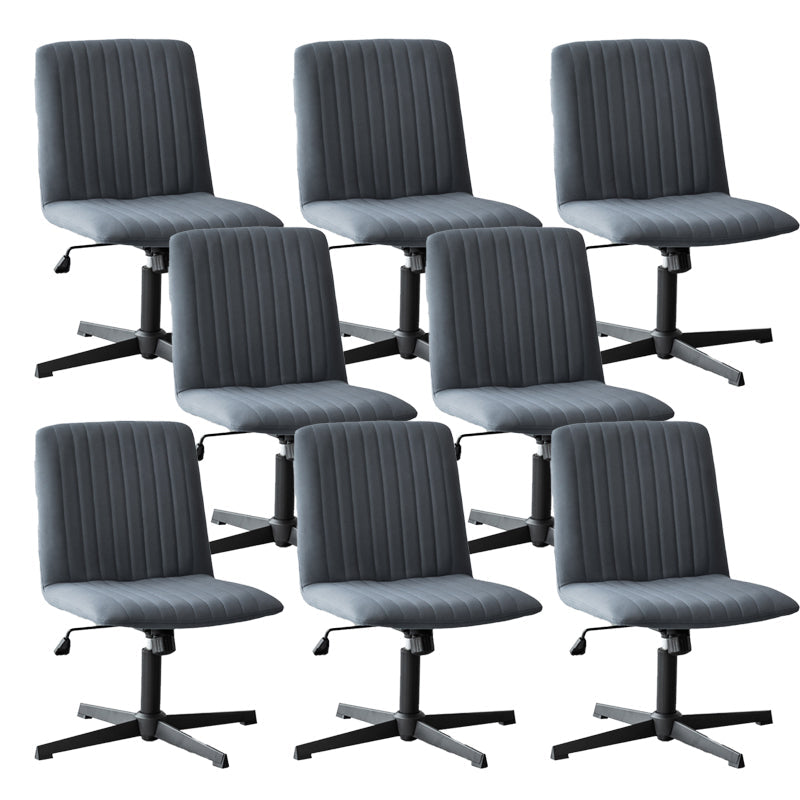 Chaise de bureau sans bras Hauteur de siège réglable sans chaise de bureau ergonomique pénible