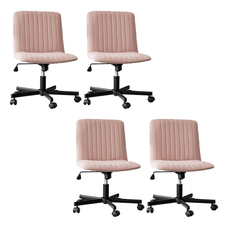 Chaise de bureau sans bras Hauteur de siège réglable sans chaise de bureau ergonomique pénible